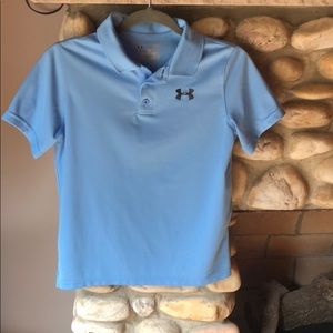 Boys under armour golf polo